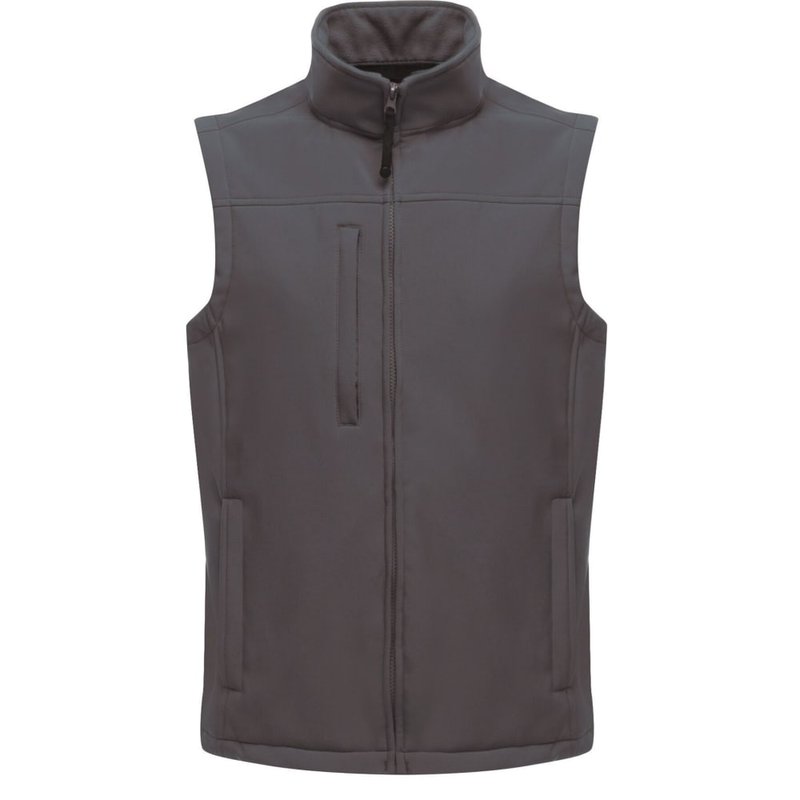 Regatta Mens Flux Softshell Vest Jacket (seal Grey/seal Grey)