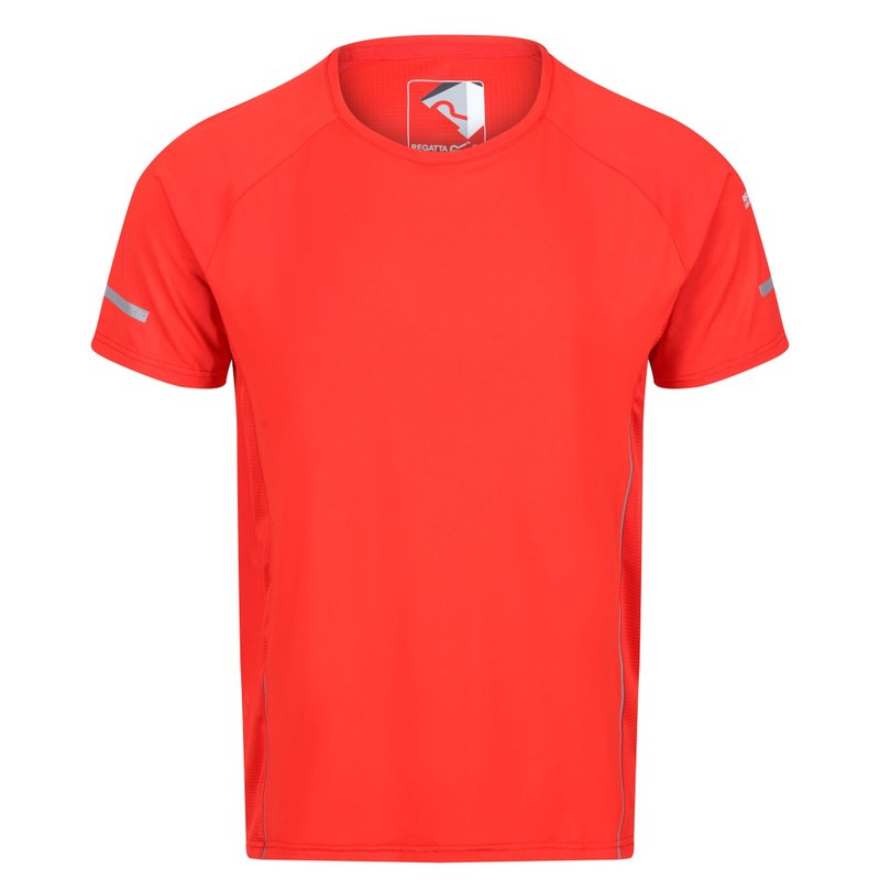 Regatta Mens Highton Pro Logo T-shirt In Red