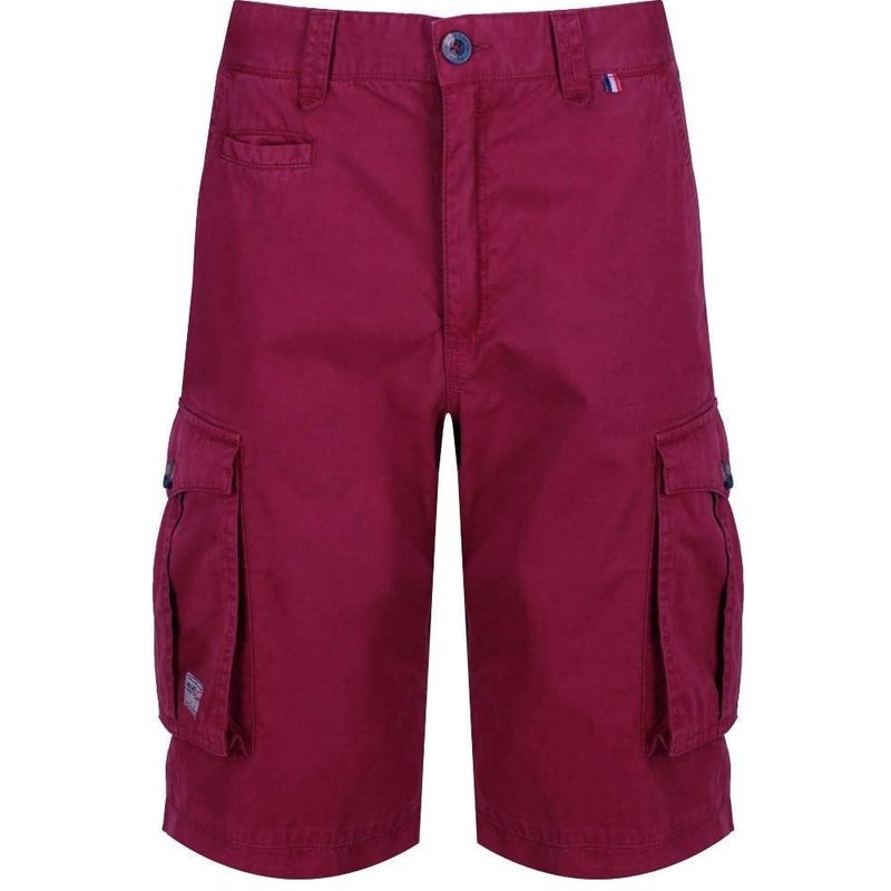 Regatta Mens Shorebay Vintage Cargo Shorts In Red