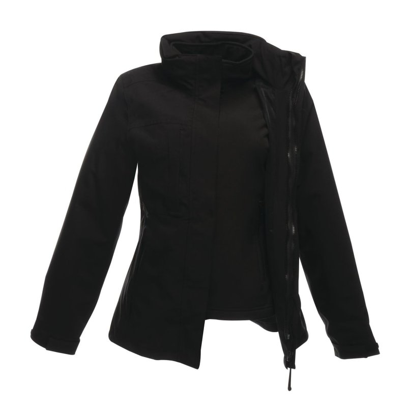 Shop Regatta Professional Mens Kingsley 3-in-1 Waterproof Jacket (black)