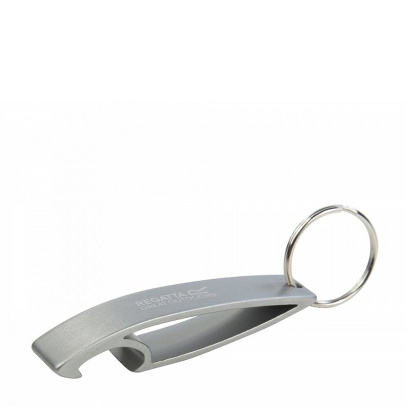 Regatta Steel Keyring Bottle Opener (seal Gray) (one Size) In Grey