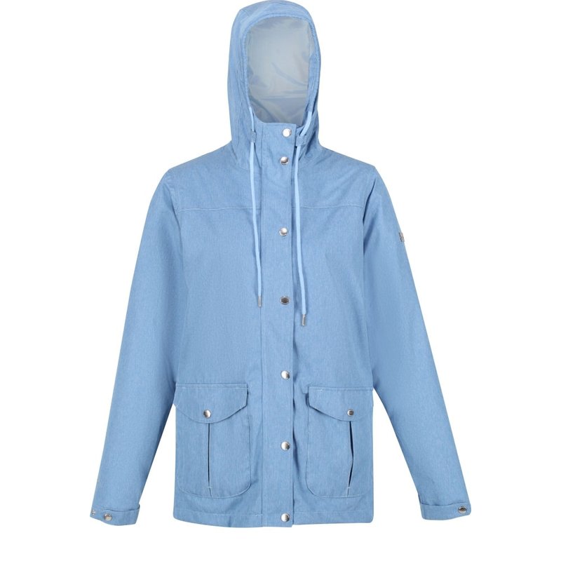 Shop Regatta Womens/ladies Bayarma Lightweight Waterproof Jacket In Blue