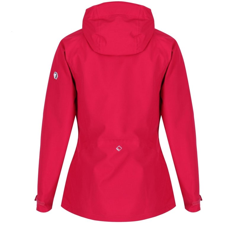 Shop Regatta Womens/ladies Birchdale Waterproof Shell Jacket (dark Cerise) In Red