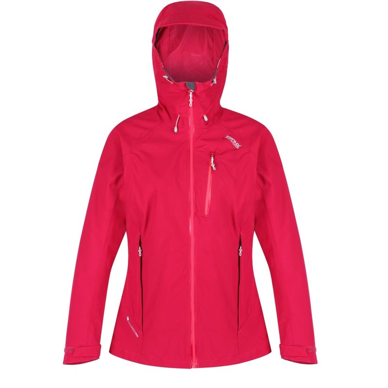 Regatta Womens/ladies Birchdale Waterproof Shell Jacket (dark Cerise) In Red