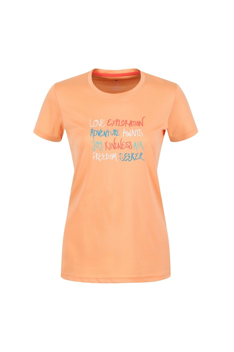 Regatta Womens/Ladies Fingal VI Printed T-Shirt - Papaya