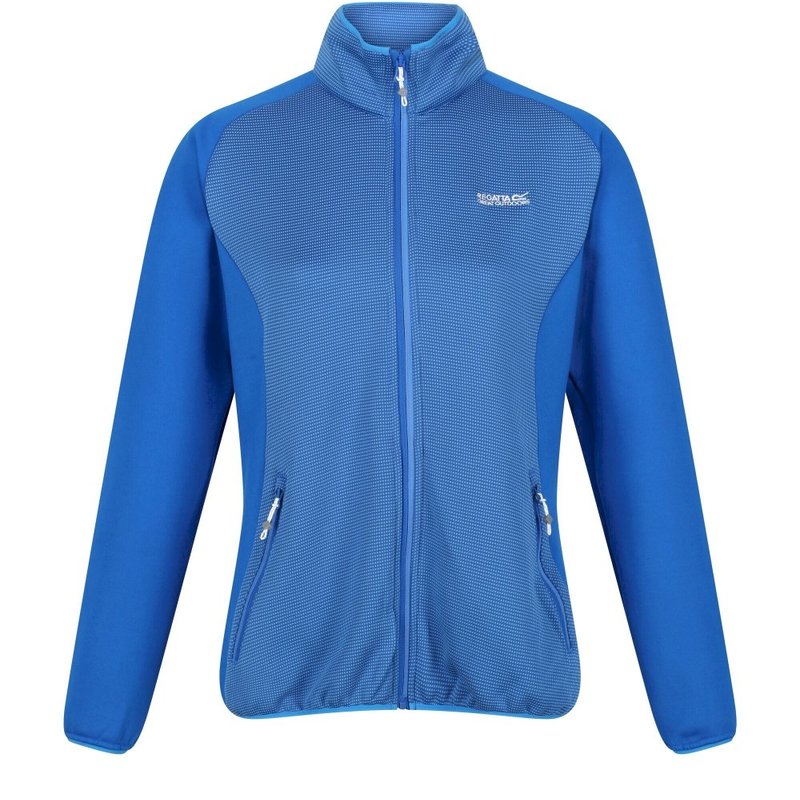 Regatta Womens/ladies Highton Ii Two Tone Full Zip Fleece Jacket In Blue