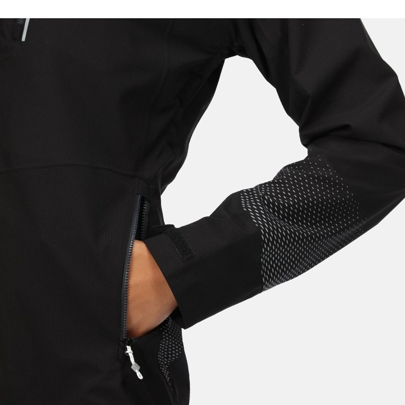 Shop Regatta Womens/ladies Highton Pro Waterproof Jacket In Black