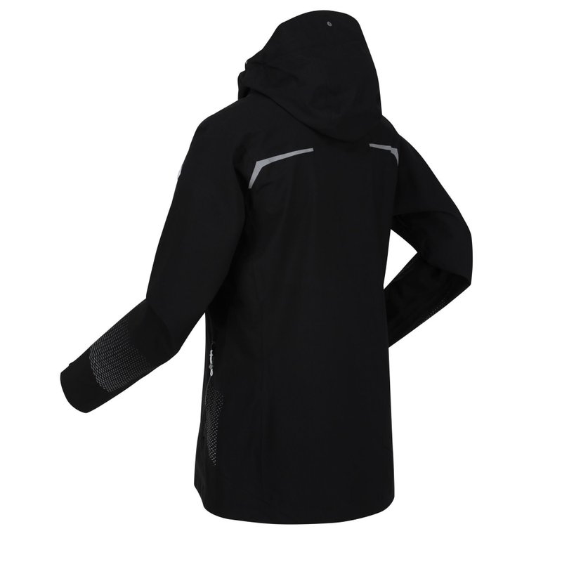 Shop Regatta Womens/ladies Highton Pro Waterproof Jacket In Black