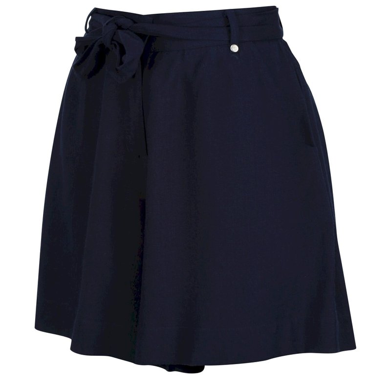Shop Regatta Womens/ladies Sabela Paper Bag Shorts In Blue