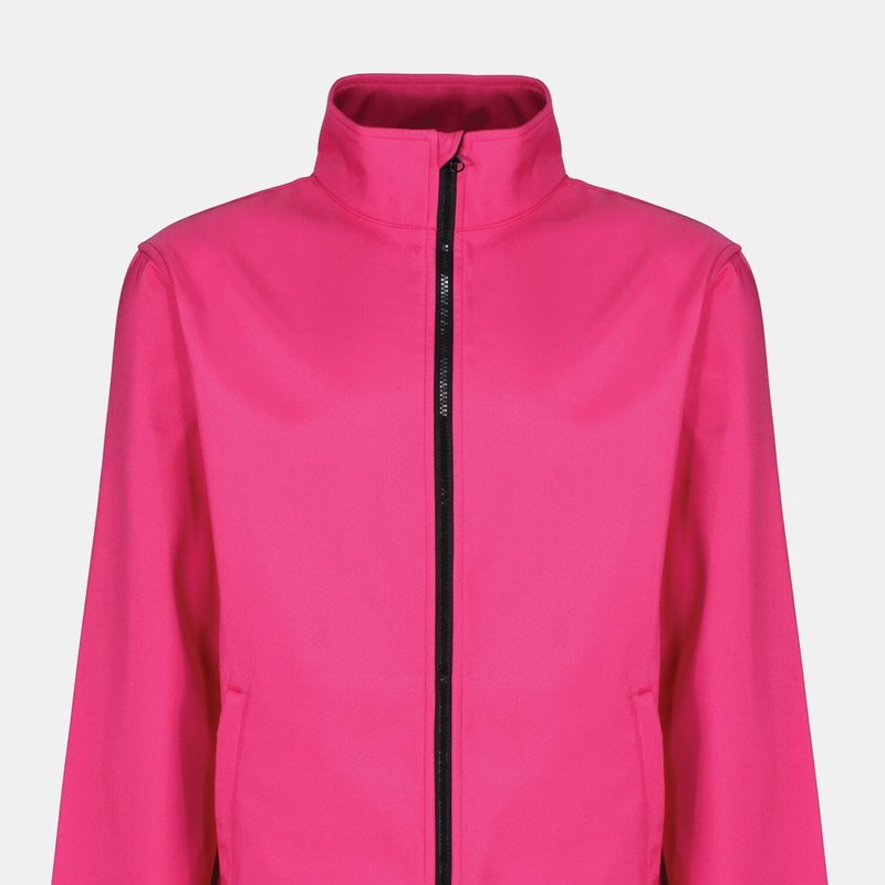 Shop Regatta Standout Mens Ablaze Printable Soft Shell Jacket In Pink