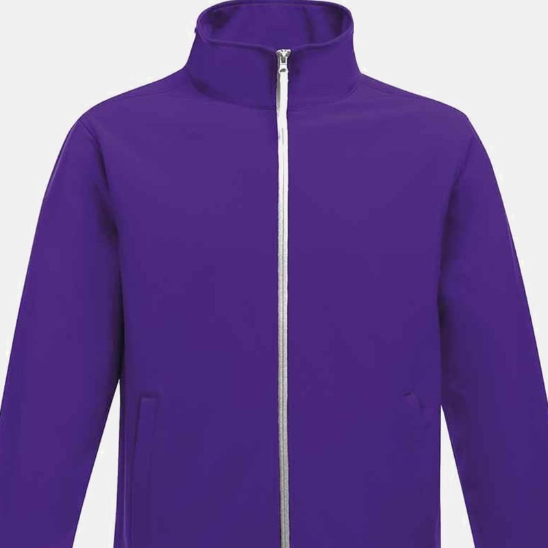Regatta Standout Mens Ablaze Printable Soft Shell Jacket In Purple