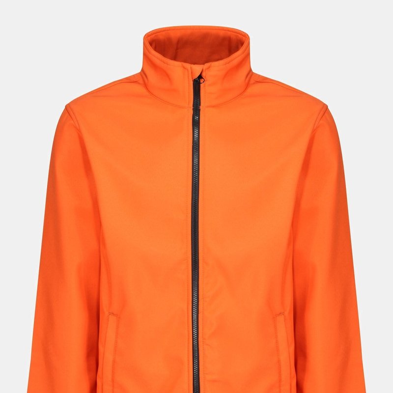 Regatta Standout Mens Ablaze Printable Softshell Jacket In Orange