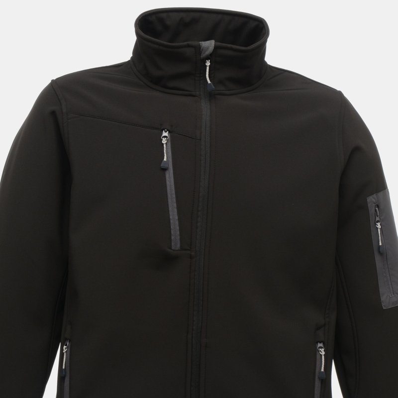 Regatta Standout Mens Arcola 3 Layer Softshell Jacket In Black