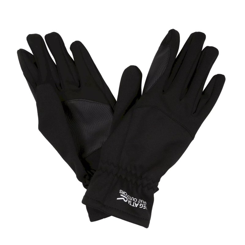 Regatta Unisex Adult Iii Softshell Gloves In Black