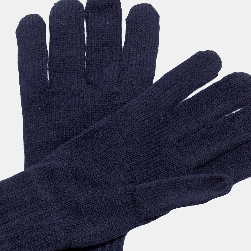 Regatta Unisex Knitted Winter Gloves In Blue
