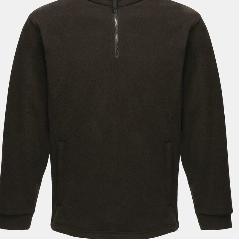 Regatta Unisex Thor Overhead Half Zip Anti-pill Fleece Sweater In Black