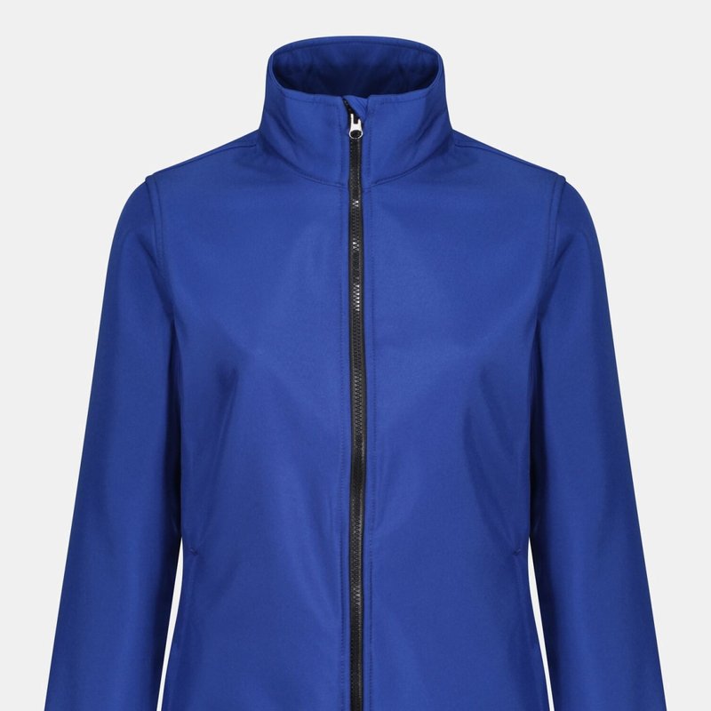 Regatta Womens/ladies Ablaze Printable Soft Shell Jacket In Blue