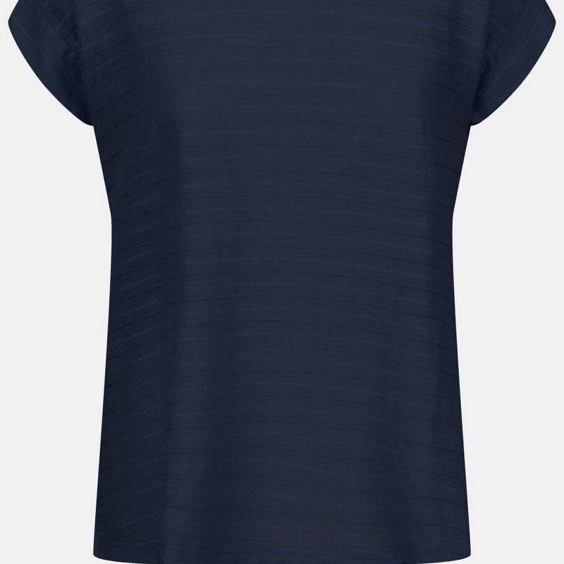 Regatta Womens/ladies Adine Stripe T-shirt In Blue