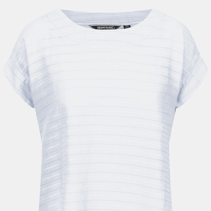 Regatta Womens/ladies Adine Stripe T-shirt In White