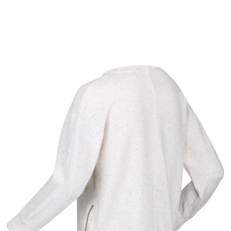 Shop Regatta Womens/ladies Arlette Flecked Sweater In White
