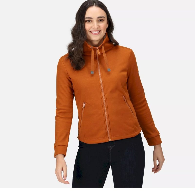 Regatta Womens/ladies Azariah Full Zip Fleece Jacket In Brown