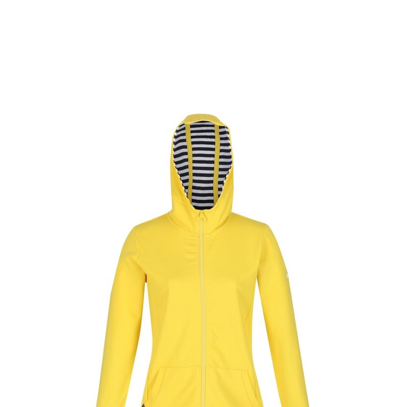 Regatta Womens/ladies Bayarma Full Zip Hoodie In Yellow