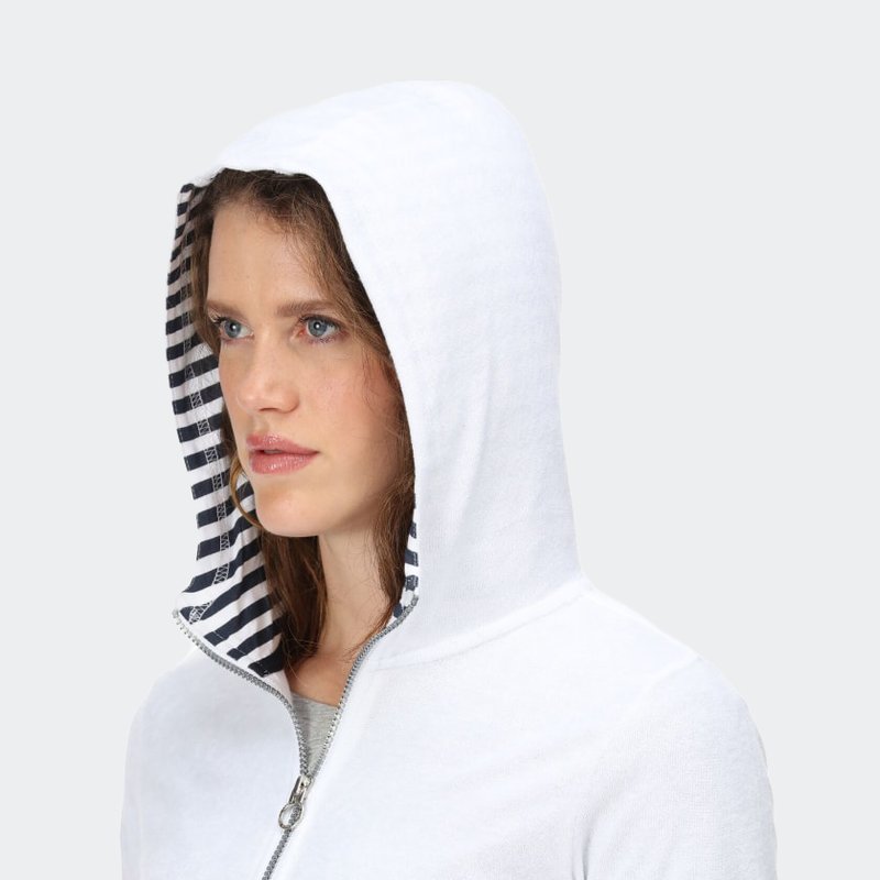 Regatta Womens/ladies Bayarma Full Zip Hoodie In White