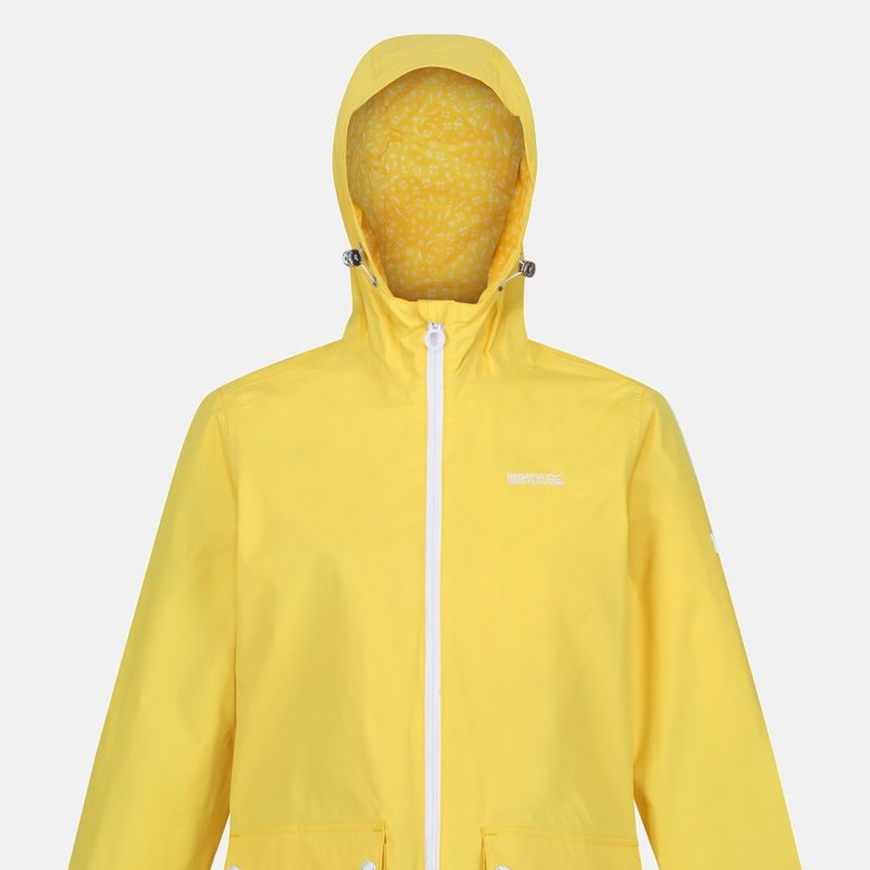 Regatta Womens/ladies Baysea Waterproof Jacket In Yellow
