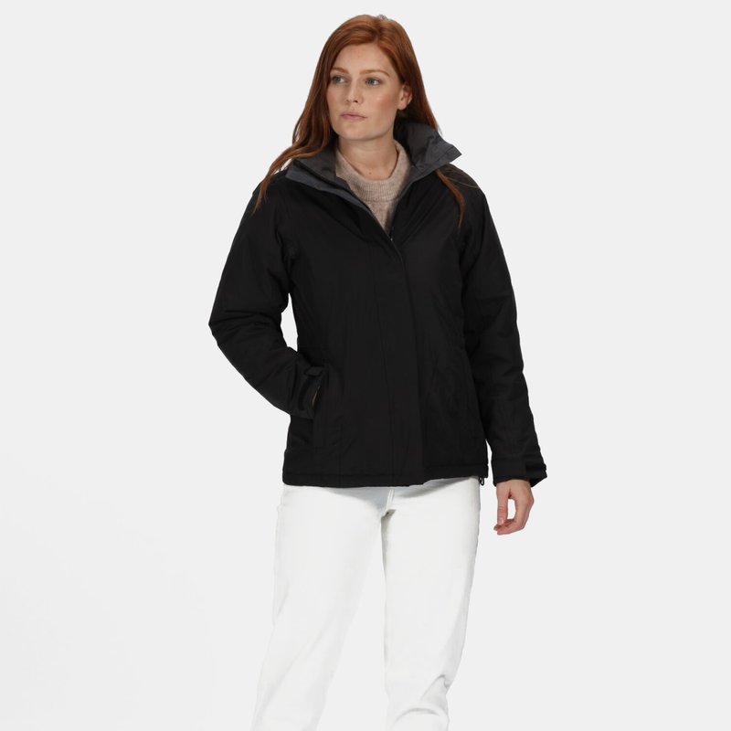Regatta Womens/ladies Beauford Insulated Waterproof Windproof Performance Jacket In Black