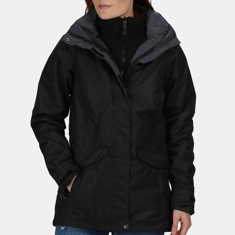 Regatta Womens/ladies Benson Iii 3-in-1 Breathable Jacket In Black