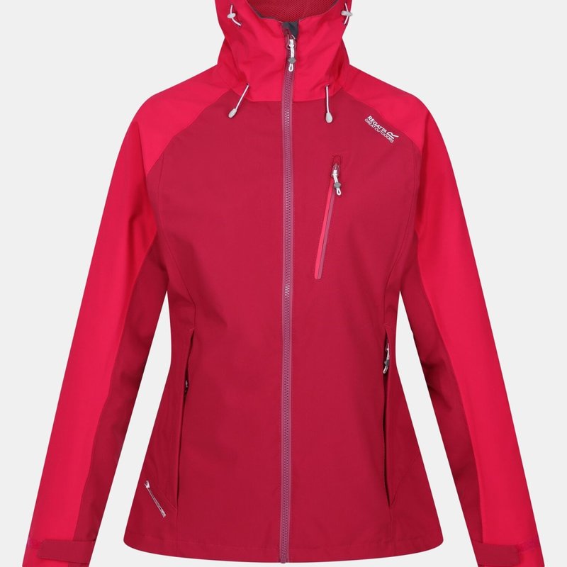 Regatta Womens/ladies Birchdale Waterproof Shell Jacket In Pink