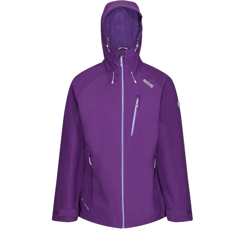 Regatta Womens/ladies Birchdale Waterproof Shell Jacket In Purple
