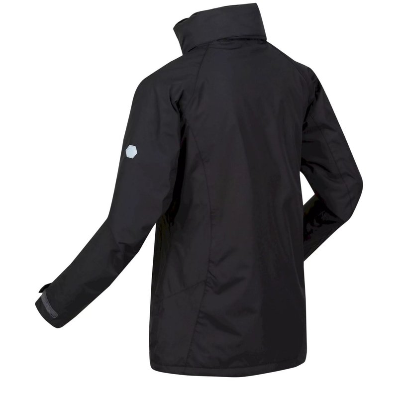 Shop Regatta Womens/ladies Calderdale Winter Waterproof Jacket In Black