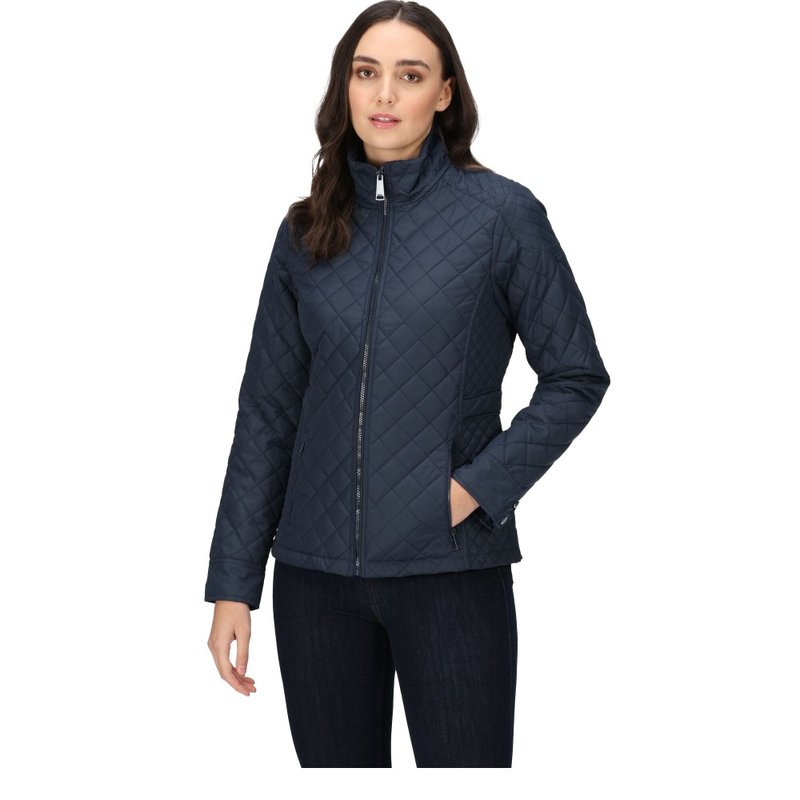 Regatta Womens/ladies Charleigh Quilted Insulated Jacket In Blue
