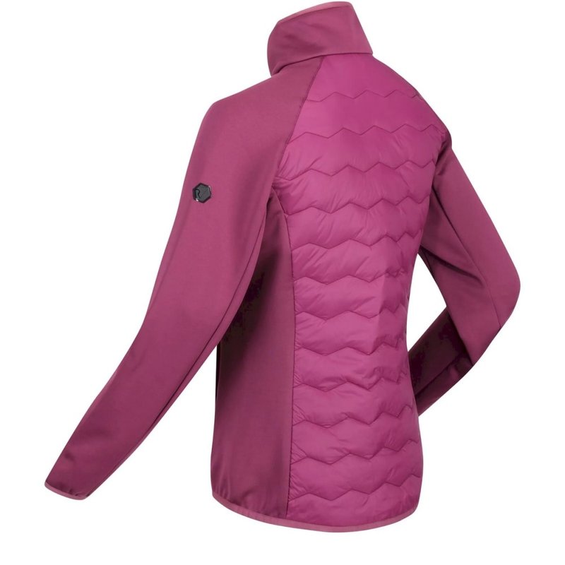 Shop Regatta Womens/ladies Clumber Iii Hybrid Jacket In Purple