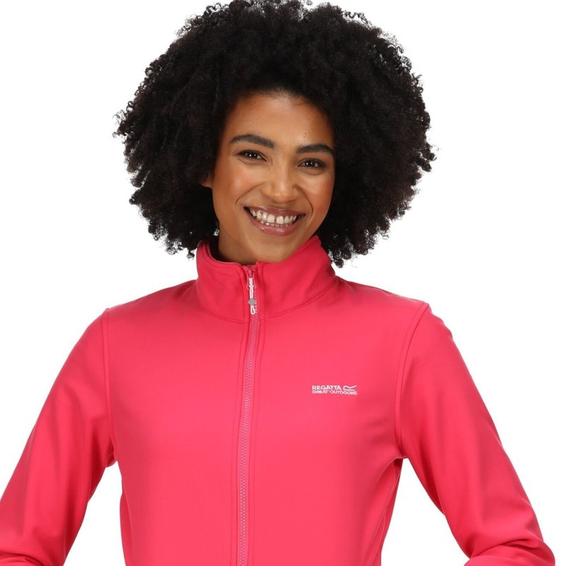 Regatta Womens/ladies Connie V Softshell Walking Jacket In Pink