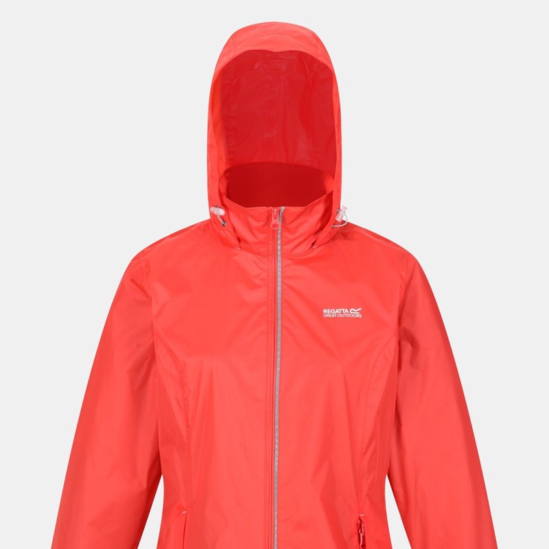 Regatta Womens/ladies Corinne Iv Waterproof Jacket In Orange