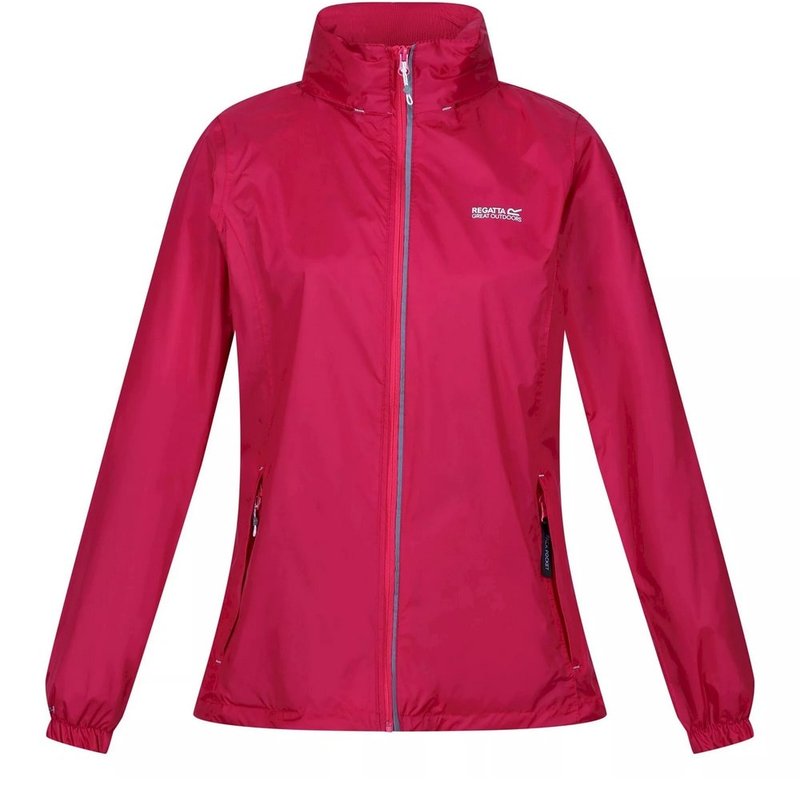 Regatta Womens/ladies Corinne Iv Waterproof Jacket In Pink