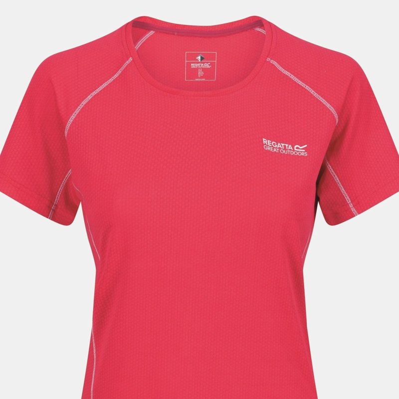 Regatta Womens/ladies Devote Ii T-shirt In Pink