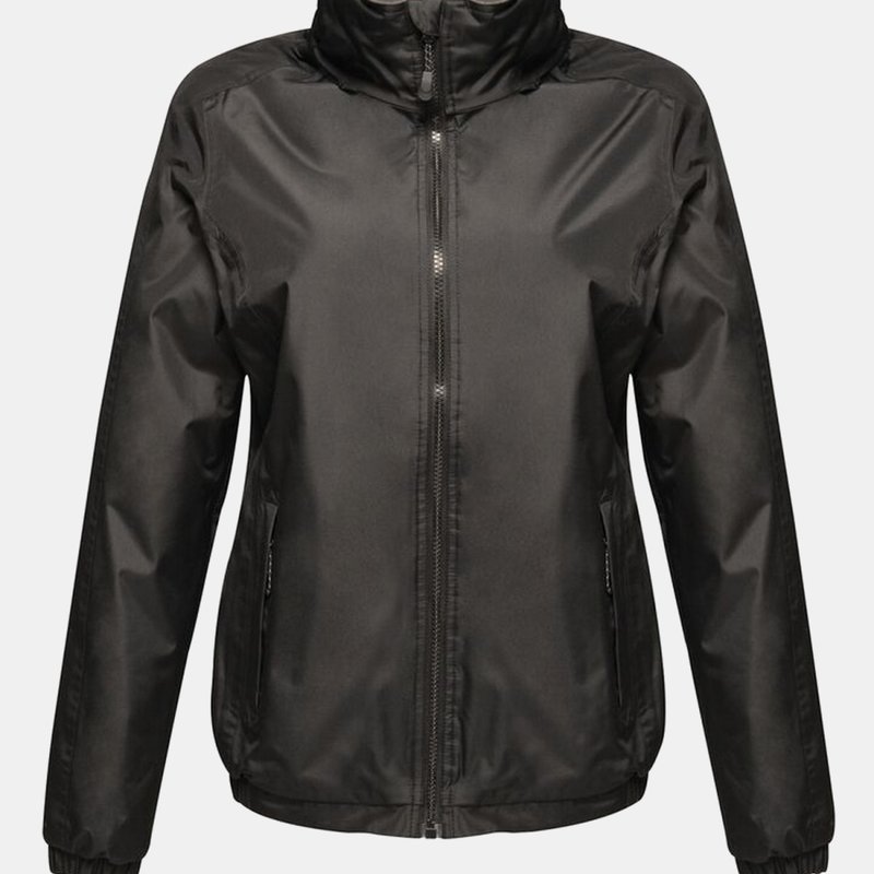 Regatta Womens/ladies Dover Fleece Lined Bomber Jacket In Black