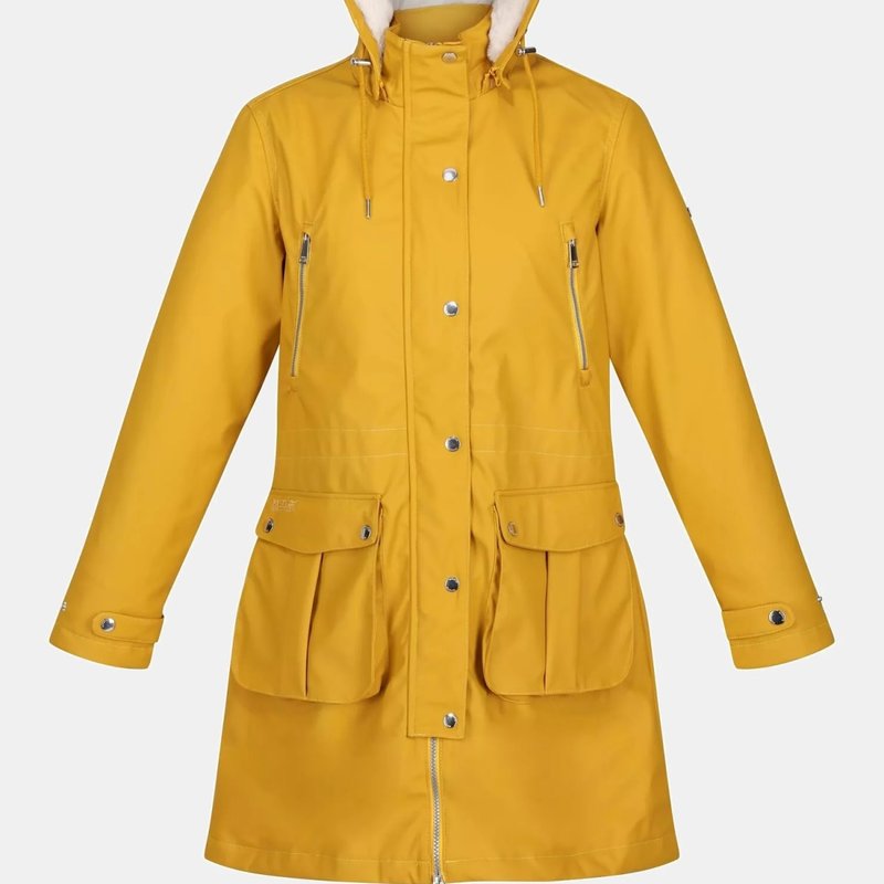 Regatta Womens/ladies Fabrienne Insulated Parka Jacket In Yellow