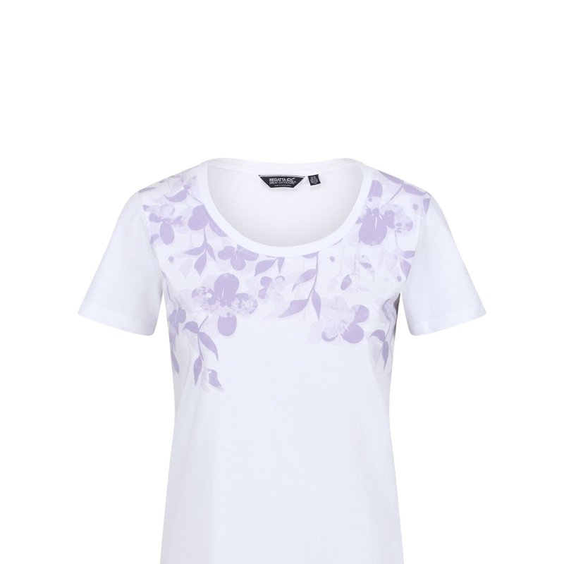 Regatta Womens/ladies Filandra Vi Floral T-shirt In White