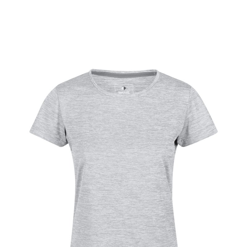 Regatta Womens/ladies Fingal Edition Marl T-shirt In Grey