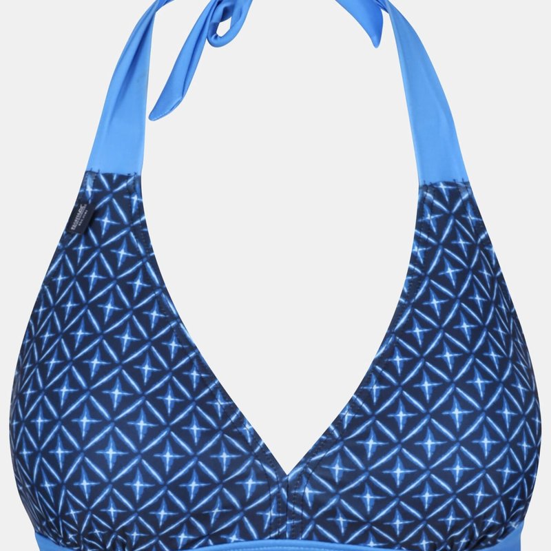 Regatta Womens/ladies Flavia Tile Bikini Top In Blue
