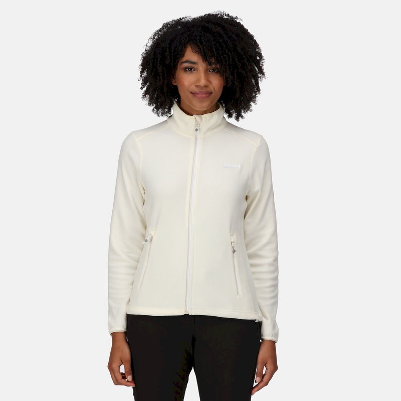 Regatta Womens/ladies Floreo Iv Full Zip Fleece Jacket In White