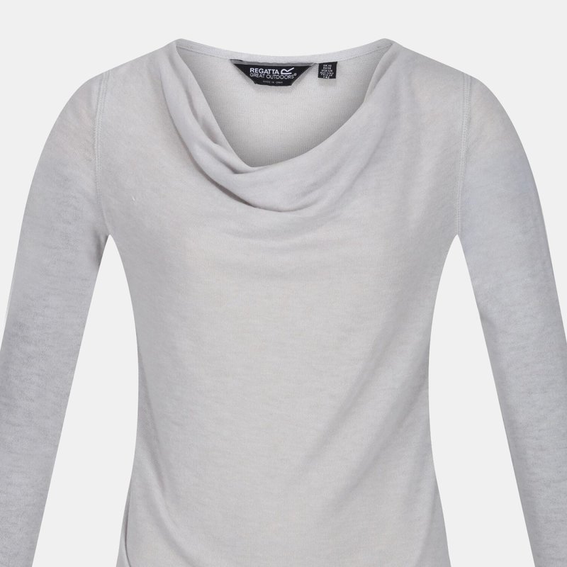 Regatta Womens/ladies Frayda Long Sleeved T-shirt In Grey