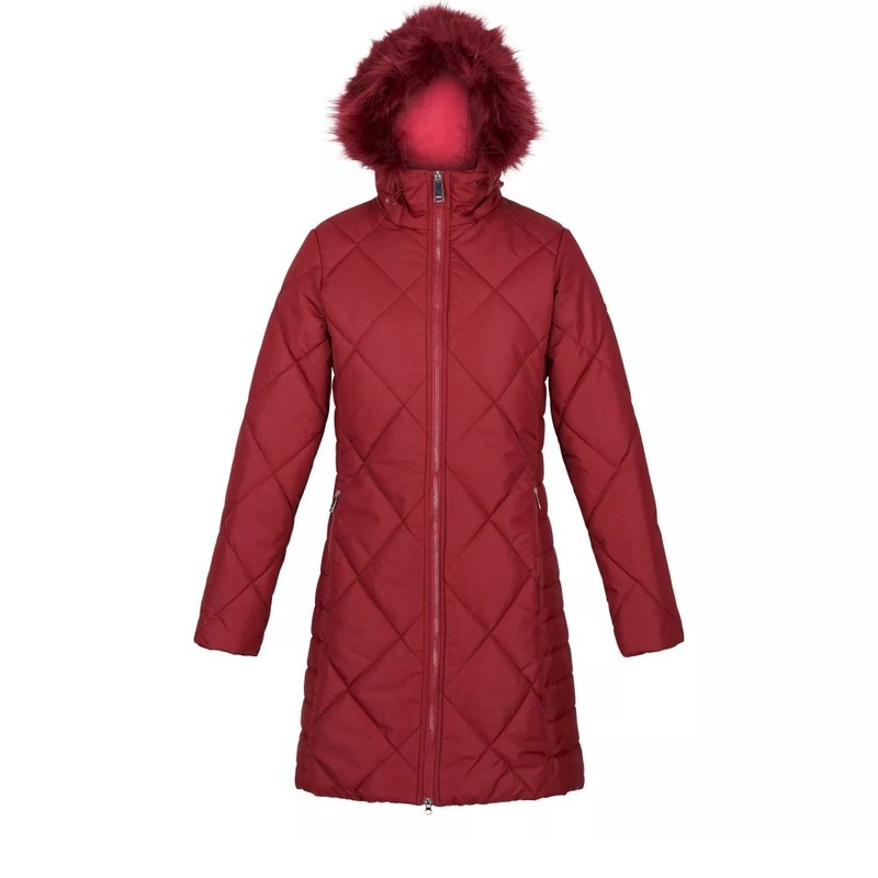 Regatta Womens/ladies Fritha Ii Insulated Parka In Red
