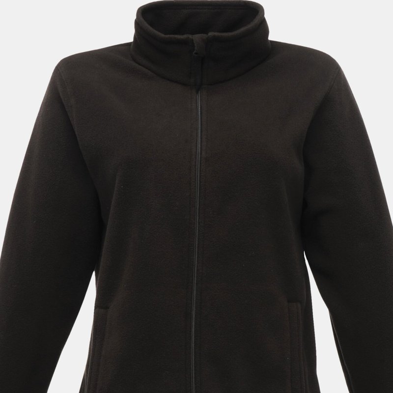 Regatta Womens/ladies Full-zip 210 Series Microfleece Jacket In Black