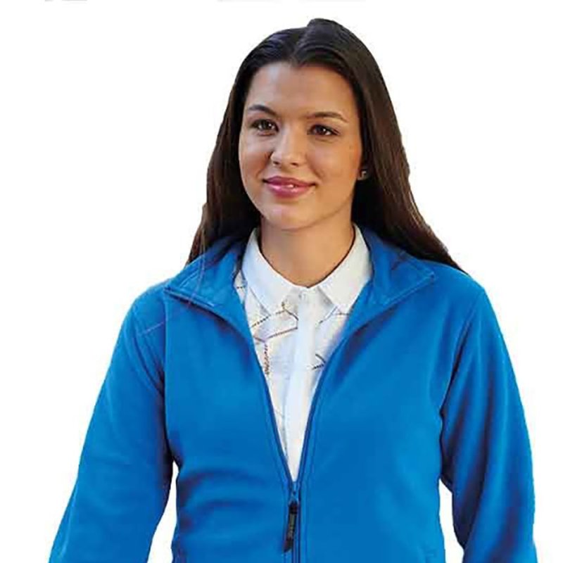Regatta Womens/ladies Full-zip 210 Series Microfleece Jacket Oxford In Blue