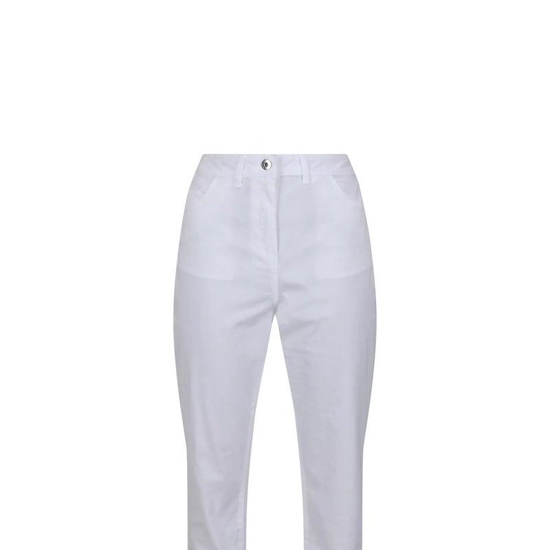Regatta Womens/ladies Gabrina Ii 3/4 Jeans In White